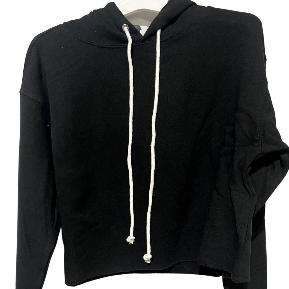 Wild Fable Black Cropped Hoodie XS